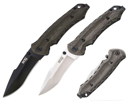 Купите складной нож SOG Kiku Folder Small Satin и Black (KU1001 - KU1002) в Тюмени в нашем интернет-магазине
