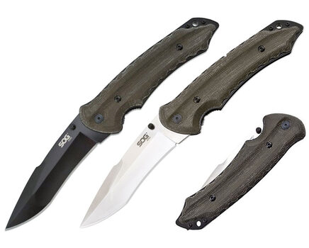 Купите складной нож SOG Kiku Folder Large Satin и Black TiNi (KU1011 - KU1012) в Тюмени в нашем интернет-магазине