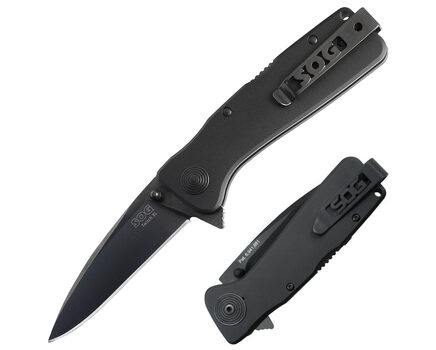 Купите полуавтоматический складной нож SOG Twitch XL Black TiNi TWI21 в Тюмени в нашем интернет-магазине