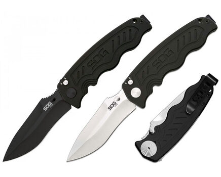 Купите полуавтоматический складной нож SOG Zoom Spring Assisted Satin и Black TiNi (ZM1011 - ZM1012) в Тюмени в нашем интернет-магазине