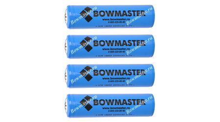купите Литий-ионный аккумулятор с защитой BowMaster 18650 2200 mAh (4 шт.) в Тюмени