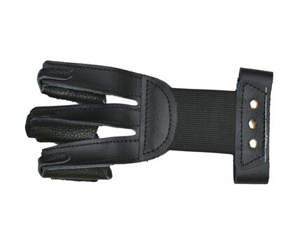 Купите перчатку кожаную JX502 черная для стрельбы из лука в интернет-магазине