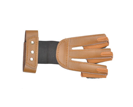 Купите перчатку кожаную JX502 коричневая для стрельбы из лука в интернет-магазине