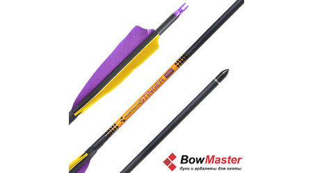 купите Стрела для лука Bowmaster Stinger натуральное оперение 5'' Shield (Боумастер Стингер) в Тюмени