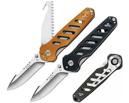 Купите складной нож-пила Buck Alpha CrossLock 0183GRS и 0183ORS в Тюмени в нашем интернет-магазине