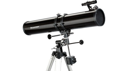купите Телескоп Celestron PowerSeeker 114 EQ (рефлектор Ньютона, 114мм, F=900мм, 1:7.8) на экваториальной монтировке в Тюмени