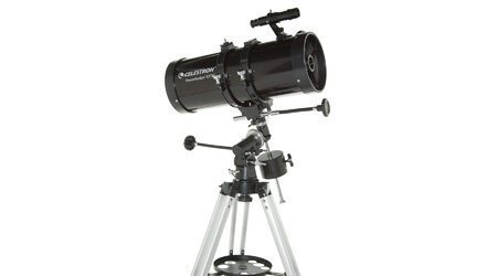 купите Телескоп Celestron PowerSeeker 127 EQ (рефлектор Ньютона, 127мм, F=1000мм, 1:7.9) на экваториальной монтировке в Тюмени