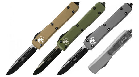 купите Автоматический выкидной нож Microtech Ultratech S/E Standard Drop Point / 121-1GY - 121-1OD - 121-1TA в Тюмени