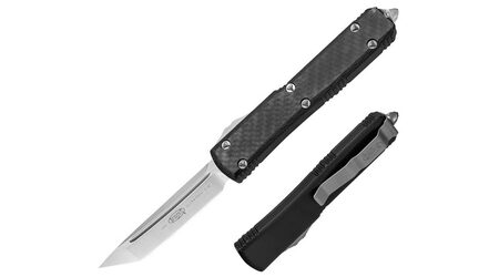 купите Автоматический выкидной нож Microtech Ultratech Tanto Contoured Chassis Carbon Fiber / 123-4CF в Тюмени