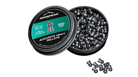 купите Свинцовые пульки для пневматики SnowPeak Accurate Heavy калибр 5.5 мм в Тюмени