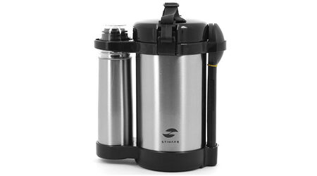 купите Термос суповой 1,5 л на 3 контейнера и мини-термос на 250 мл Stinger HY-LB408-1 в Тюмени