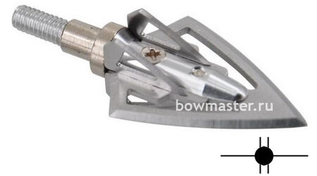 купите Наконечники охотничьи TP235 фиксированные, 100 гран, 6 лезвий (3 шт.) в Тюмени