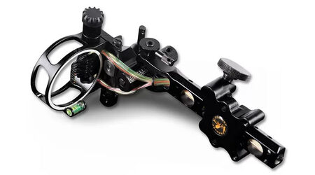 купите Прицел для блочного лука TP7570 черный (5 пинов, 0.019", микрорегулировка, подсветка) в Тюмени